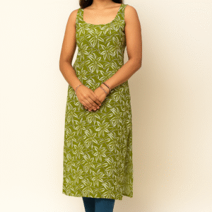 green long kurti
